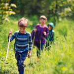 Children in the forest