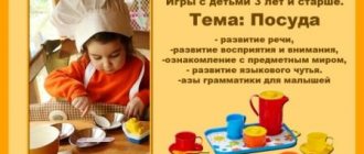 &#39;Games for children from 3 years old on the topic &quot;Dishes&quot;&#39; width=&quot;448
