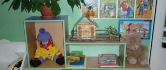 nature corner in kindergarten